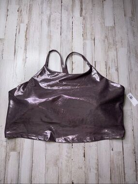 Old Navy Active Powersoft Metallic Camisole Tank Top Size 3X NWT!